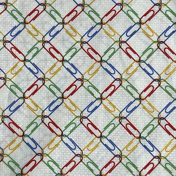 Project Red Paper Clip Allover Print Shirt Men's XL Multi Button Up Cotton - Picture 4 of 16